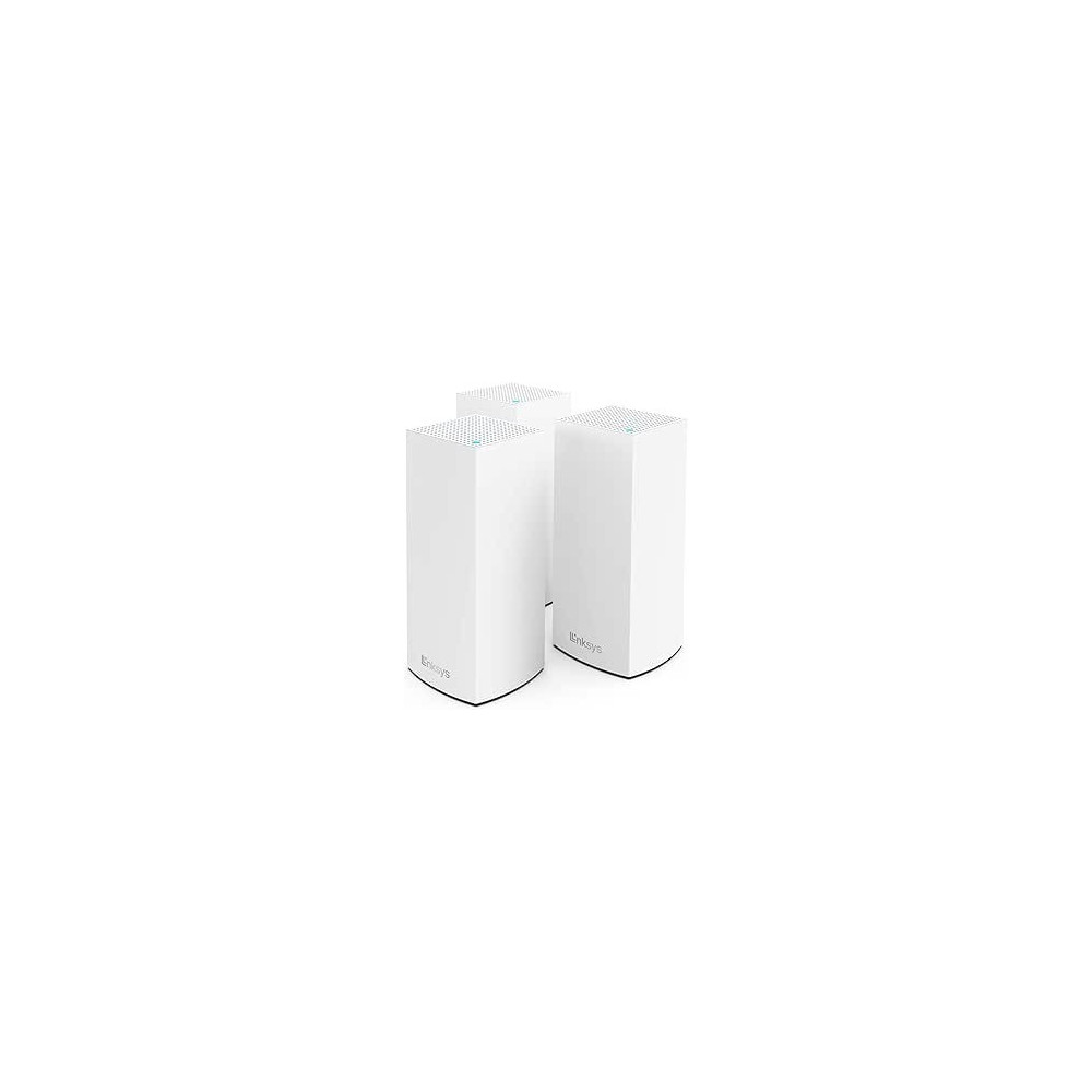 Linksys Atlas Pro 6 Velop Dual Band Whole Home Mesh WiFi 6 System (AX5300) - WiFi Router, Extender, Booster with up to 8100 sq ft / 750 sqm Coverage, 4x Faster Speed for 90+ Devices - 3 Pack, White