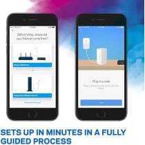 Linksys VLP0102 Velop Whole Home Mesh WiFi System (AC2400 WiFi Router/WiFi Extender for Seamless Coverage, Parental Controls, 2-Pack, Covers up to 3,000 sq ft / 260 sqm, White)