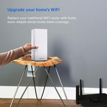 Linksys Mx8400 Velop Tri-Band Whole Home Mesh Wifi 6 System (Ax4200) Wifi Router/Extender For Seamless Coverage Of Up To 6000 Sq Ft / 525 Sqm And 3.5X Faster Speed For 80+ Devices, 2-Pack, White