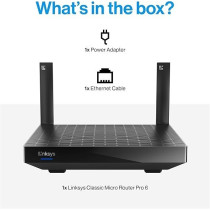 Linksys Mesh WiFi 6 Router Connect 35+ Devices Up to 2,700 Sq Ft Speeds of up to 5.4 Gbps LN3121-AMZ 2024 Release