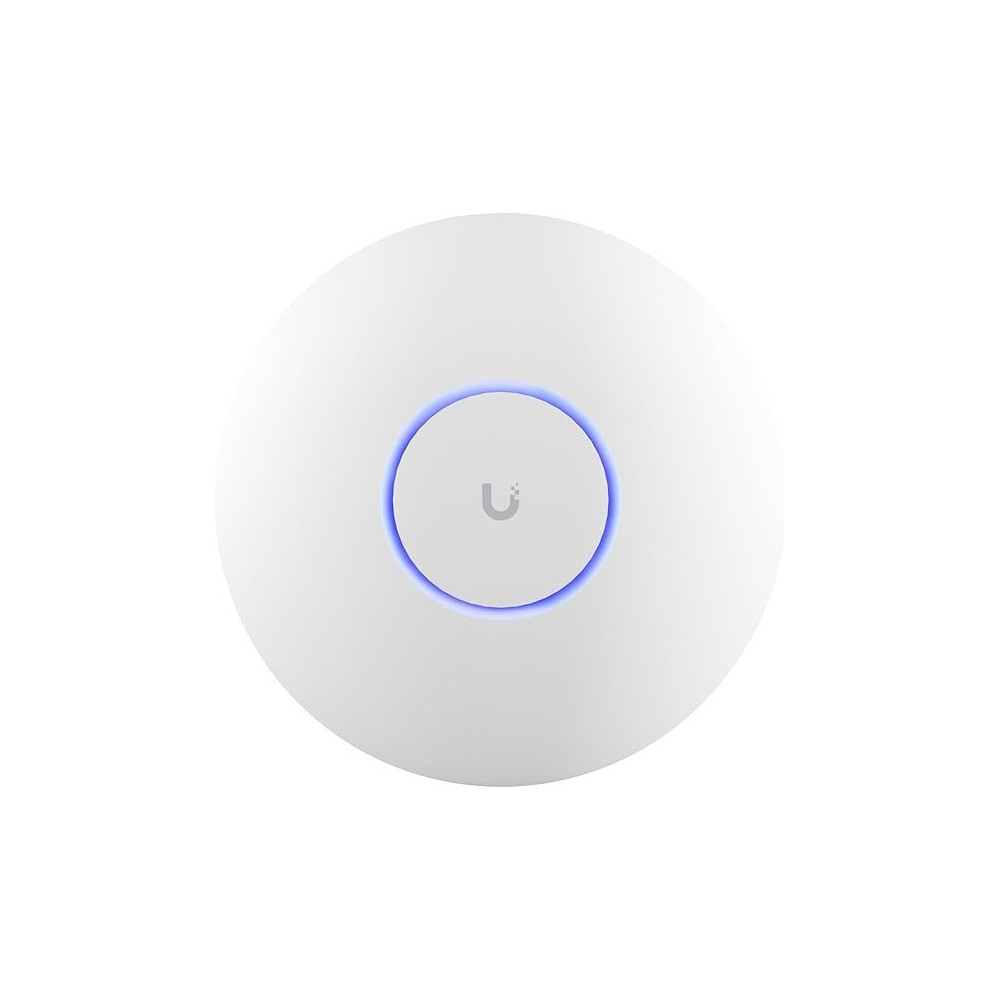 Ubiquiti Networks Generic UniFi U7 Pro/Professional Access Point Indoor WiFi Dual Band WiFi 7 GeN 6 GHz Band 5.7 GB/sec, 2.4 GHz Band 688 MB/sec Throughput Rate Up to 300+ Client, SGCC Steel - White
