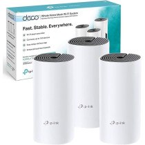 TP-Link Deco M4 Whole Home Mesh Wi-Fi System, Up to 4000 sq ft Coverage, Qualcomm CPU, Dual-Band AC1200 with Gigabit Ports, Compatible with Amazon Echo/Alexa, Parent Control, Pack of 3