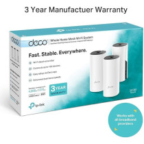 TP-Link Deco M4 Whole Home Mesh Wi-Fi System, Up to 4000 sq ft Coverage, Qualcomm CPU, Dual-Band AC1200 with Gigabit Ports, Compatible with Amazon Echo/Alexa, Parent Control, Pack of 3