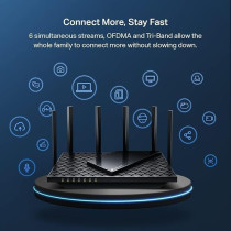 TP-Link AXE5400 Tri-Band WiFi 6E Router, Archer AXE75, Gigabit Wireless Internet Router, ax Router for Gaming, VPN Router, OneMesh, WPA3