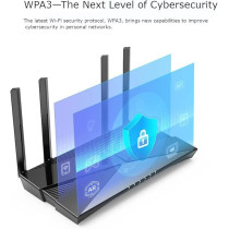TP-Link WiFi 6 OneMesh Router, AX3000 Mbps Gigabit VPN Router, Dual-Core CPU Fibre Router, WPA3 Cybersecurity, Ideal for Gaming Xbox/PS4/Steam, Compatible with Alexa, Archer AX53