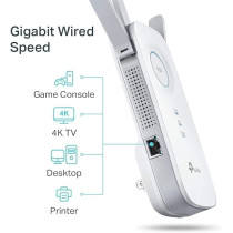 TP-Link AC1750 WiFi Range Extender with High Speed Mode and Intelligent Signal Indicator, RE450