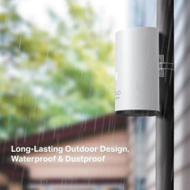 TP-Link Deco Outdoor Mesh WiFi, AX3000 Dual Band WiFi 6 Mesh, 2 Gigabit PoE Ports, 802.3at PoEplus,Weatherproof, Works with All Deco Mesh WiFi, 1-Pack