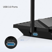 TP-Link Archer AX72 wireless router Gigabit Ethernet Dualband, 2.4 GHz 5 GHz, Black