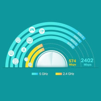 TP-Link Deco X60 AX3000 Whole Home Mesh Wi-Fi 6 System, Up to 7,000 Sq ft Coverage, 1 GHz Quad-Core CPU, Compatible with Amazon Alexa, HomeShield Security, Pack of 3, White