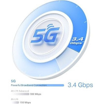 TP-Link Deco X50 5G AX3000 Whole Home Mesh Wi-Fi 6 Gateway, White