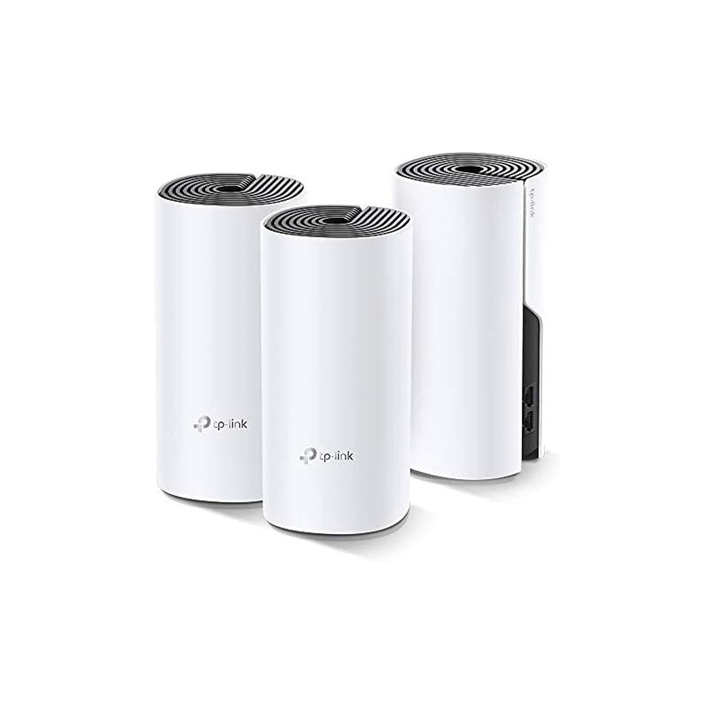 TP-Link Deco M4 Gigabit Advanced Whole Home Mesh Wi-Fi System, White, AC1200, Set of 3