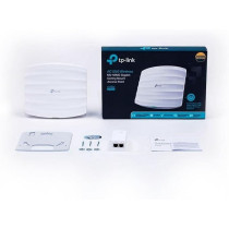 TP-Link EAP225 Point Wi-Fi Double Bande AC Gigabit Ceiling Mount Access Point 1350Mbps PoE Gigabit, white