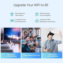 TP-Link Deco XE75 Pro AXE5400 Whole Home Tri-Band Mesh Wi-Fi 6E System, 1× 2.5 Gbps Port Plus 2× Gigabit Ports, AI-Driven Mesh, cover up to 2,900 ft2, Connect up to 200 devices, Home Shield, 8K, Pack of 3