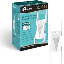 TP-Link AXE5400 Tri-Band Mesh Wi-Fi 6E Range Extender, Broadband/Wi-Fi Extender, Wi-Fi Booster/Hotspot with 1 Gigabit Port, 160 MHz Channels, Built-In Access Point Mode, Easy Setup, RE815XE