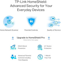 TP-Link AX3000 Multi-Gigabit Wi-Fi 6 Router with 2.5G Port, Dual-Band, One Mesh/VPN Supported, USB 3.0 Port, Qualcomm CPU, Ideal for Gaming Xbox/PS4/8K Steam, TP-Link HomeShield