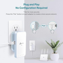 TP-Link Powerline WiFi Extender TL-WPA7517KIT, AV1000 Powerline Ethernet Adapter with Dual Band WiFi, OneMesh, Gigabit Port, Ethernet Over Power, Plug and Play
