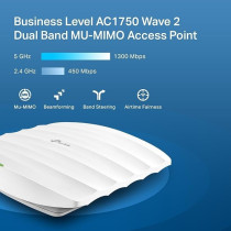 TP-Link EAP245 V3, Omada AC1750 Gigabit Wireless Access Point, Business WiFi Solution w/Mesh Support, Seamless Roaming and MU-MIMO, PoE Powered, SDN Integrated, Cloud Access and Omada App, White
