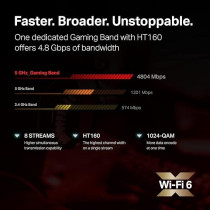 TP-Link AX6600 WiFi 6 Gaming Router, Archer GX90, Tri Band Gigabit Wireless Internet Router, High-Speed ax Router, Smart VPN Router for a Large Home