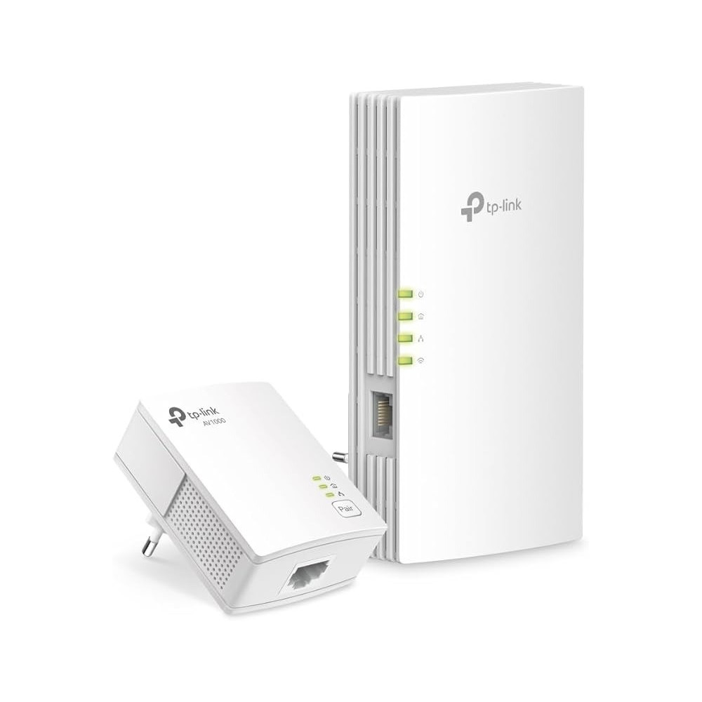 TP-Link TL-WPA7817 Powerline Kit, AV1000Mbps and AX1500Mbps on WiFi 6 Dual Band, Without Socket, Homeplug AV2, Plug and Play, Gigabit Ethernet Port, Auto-Sync, EasyMesh, Compatible with All Routers