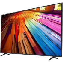 LG 75 Inch UHD Ut80 4K Smart TV Ai Magic Remote HDR10 Webos24, Black