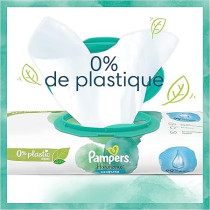 Pampers Harmonie Aqua Wet Wipes 15 Packs Of 48 Wet Wipes - 720 Wet Wipes That Help Restore Skin'S Natural Ph Value Lightweight Lotion With 99% Water