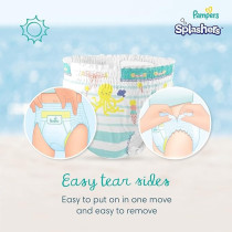 Pampers Splashers Swimming Pants, Size 3-4, 6-12 Kg, Carry Pack, 12 Count