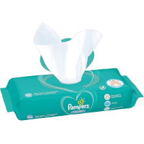 Pampers 156 Pk Baby Wipes Multipack, Wet Wipes For Face Hand Body Bottom, Baby Essentials, Wipes Baby Pack 3 x 52 Wet Wipes Baby Stuff, Fresh Wipes, Baby Wipes Bulk, Wipes Care Clean Skin+Cheeroo Magnet