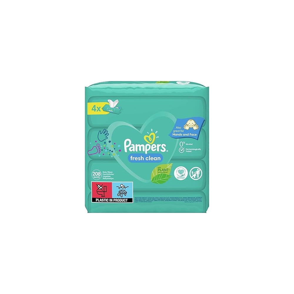 Pampers 81688043 Fresh Clean Baby Wet Wipes