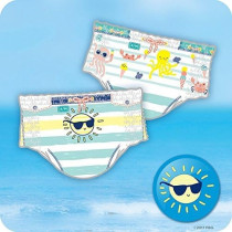 Pampers Splashers Disposable Swimming Trunks Size 3-4 (6-11 Kg) For Optimal Protection In The Water - 12 Nappies