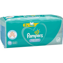 Pampers Fresh Clean 81688037 Baby Wet Wipes 104 Pc(S) - Baby Wipes Wet Baby Wipe, Plastic Bag, Girl/Boy, White