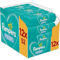 Pampers Fresh Clean Baby Wipes, 12 Packs