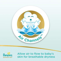 Pampers Premium Care Newborn Taped Diapers, Size 1, 2-5Kg, Unique Softest Absorption For Ultimate Skin Protection, 216 Count