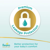 Pampers Premium Care Newborn Taped Diapers, Size 1, 2-5Kg, Unique Softest Absorption For Ultimate Skin Protection, 216 Count