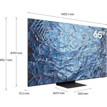 Samsung 65 Inch 8K Neo QLED HDR Neural Quantum Processor 8K Infinity Screen, QA65QN900CUXZN, Black