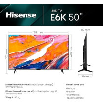 Hisense 50 Inch 4K LED VIDAA UHD Smart With Dolby Vision