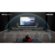 Toshiba 55 Inch 4K QLED UHD Smart LED REGZA Engine - 55M550LW