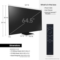 Samsung 65-Inch Class Neo QLED 4K QN90B Series Mini LED Quantum HDR 32x Dolby Atmos + Anti-Glare Ultra Viewing Angle In 2022 Model - International Version