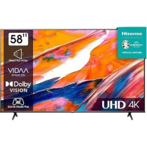 Hisense 58A61K 4K UHD Smart DLED Television 58inch, Black