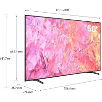 Samsung 50 Inch 4K LED HDR+ Quantum Dot AirSlim Hub QA50Q60CAUXZN, Black
