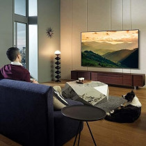 Samsung 50 Inch 4K LED HDR+ Quantum Dot AirSlim Hub QA50Q60CAUXZN, Black