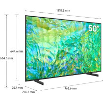 Samsung 50 Inch 4K LED HDR Crystal UHD Crystal Processor Airslim Dynamic Crystal Colour, UA50CU8000UXZN