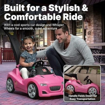 Step 2 Whisper Ride Cruiser Push Car, Pink, 866600