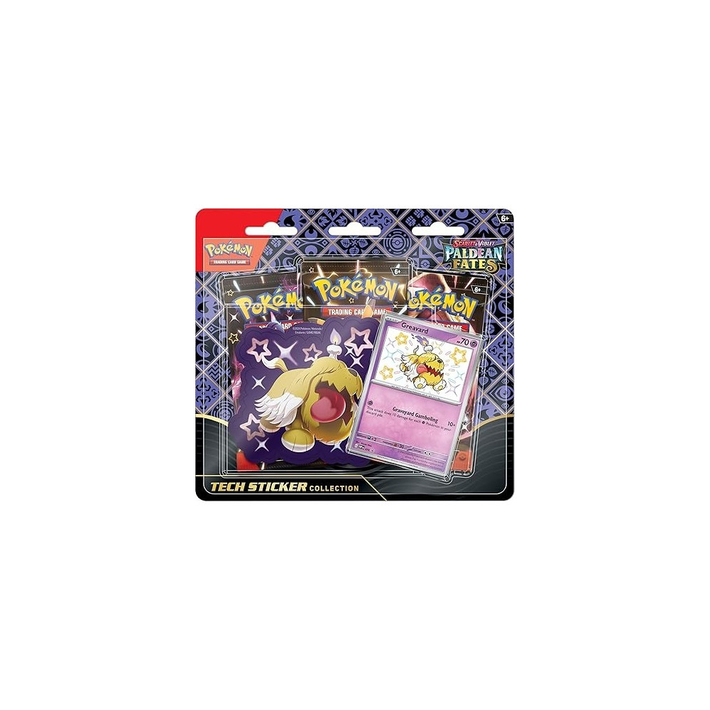 Pokemon TCG Scarlet And Violet Paldean Fates Tech Sticker Collection