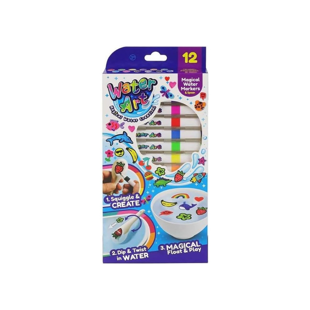 Water Art Magical Water Markers And Spoon, 12 Pieces