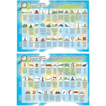 Educa 150 Monuments World Map Puzzle 18116