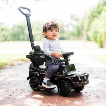 Mercedes-Benz AMG G350D Push Car With Handle Black B9735/653-2/LB-3388H