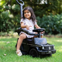 Mercedes-Benz AMG G350D Push Car With Handle Black B9735/653-2/LB-3388H