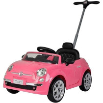 Best Ride On Cars FIAT 500 Pushing Car Pink 3622