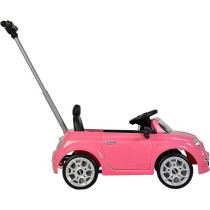 Best Ride On Cars FIAT 500 Pushing Car Pink 3622