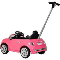 Best Ride On Cars FIAT 500 Pushing Car Pink 3622